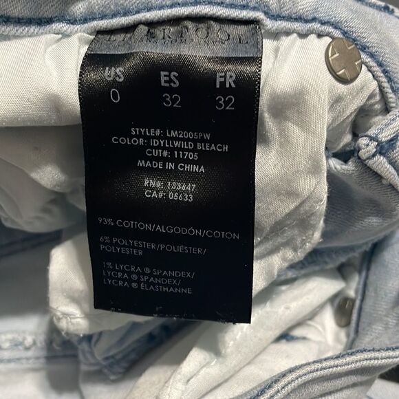 Liverpool The Ankle Skinny Midrise Jeans Size 0 Color Idllwild Bleach - Picture 5 of 6